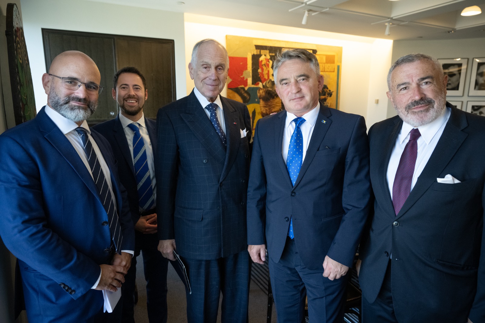 On Sidelines of UNGA, WJC President Thanks Chairman of the Presidency of Bosnia and Herzegovina for Support of Jewish Community