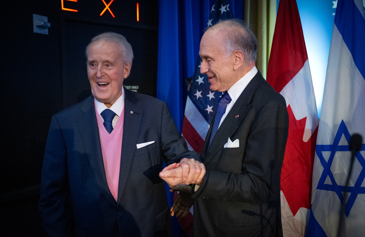 World Jewish Congress President Ronald S. Lauder Mourns Passing of Former Canadian PM Brian Mulroney