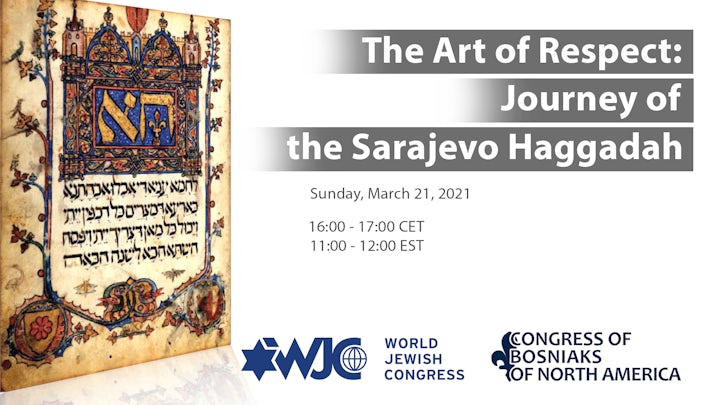 WJC explores journey of the Sarajevo Haggadah in virtual event  
