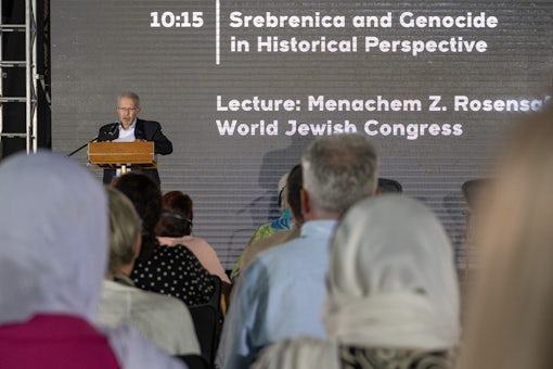Jews and Muslims commemorate Srebrenica massacre