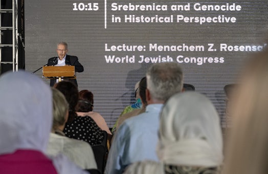 Jews and Muslims commemorate Srebrenica massacre
