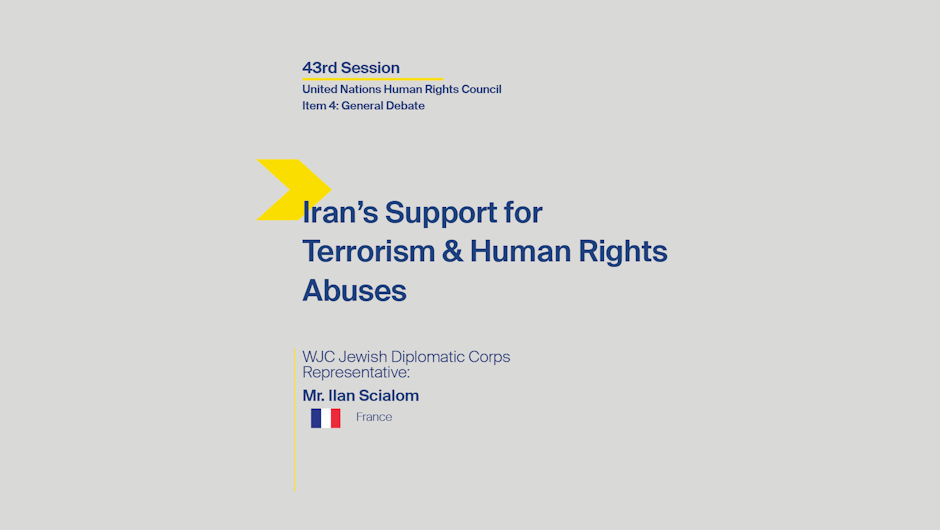 Iran’s Support for Terrorism & Human Rights Abuses