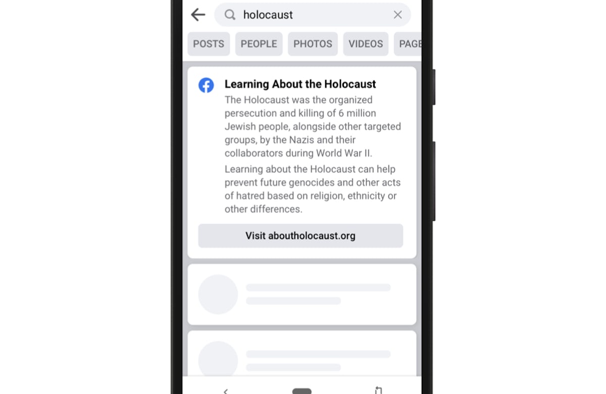 WJC partners with Facebook to provide comprehensive Holocaust education resource to Facebook users 