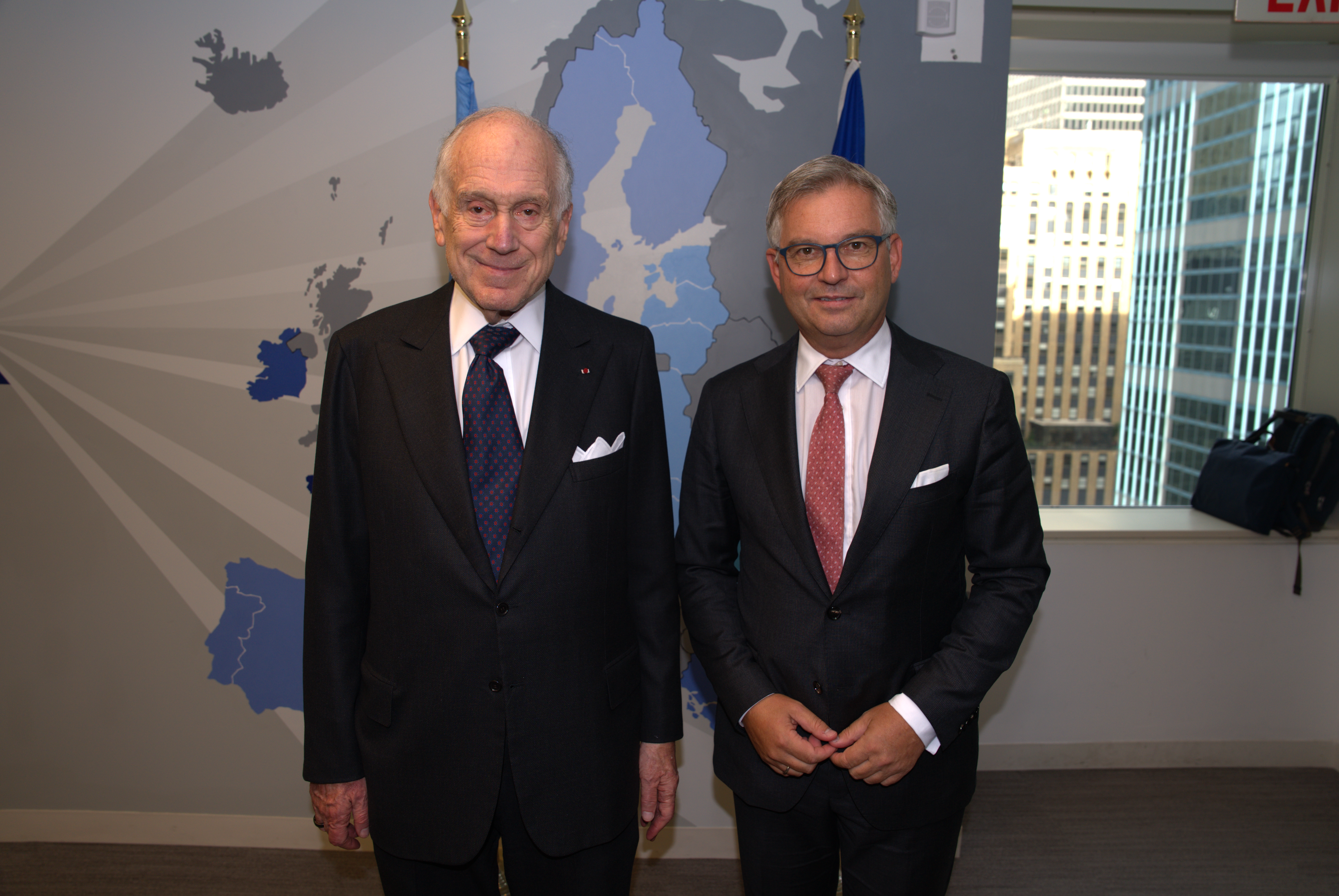 WJC President Ronald S. Lauder and European Commissioner Magnus Brunner Highlight Mutual Cooperation on Jewish Security
