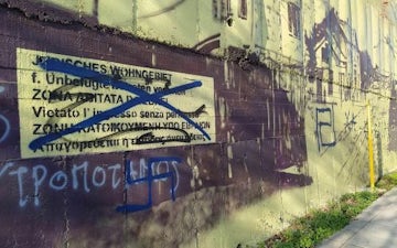 Thessaloniki Holocaust mural vandalized with Nazi symbols