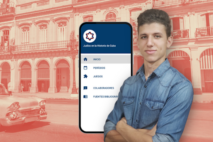 2021-22 Lauder Fellow Abel Hernàndez Eskenazi  developed an app that traces the 500-year history of Cuba's Jewish history 