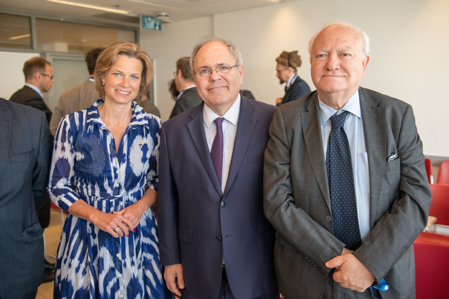 From left to right: Katharina Von Schnurbein, Dani Dayan, Ángel Moratinos  (c) World Jewish Congress / Shahar Azran