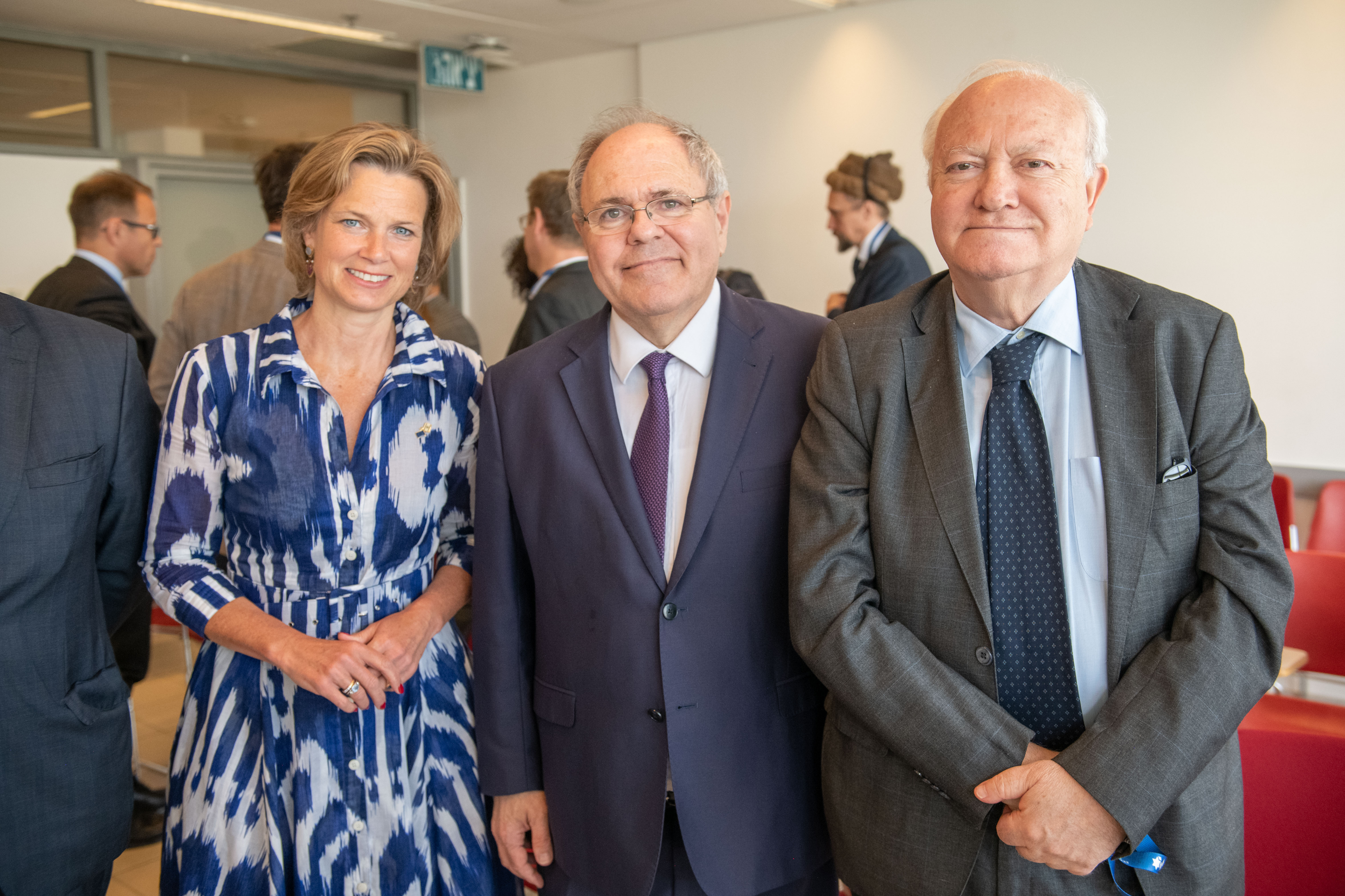 From left to right: Katharina Von Schnurbein, Dani Dayan, Ángel Moratinos (c) World Jewish Congress / Shahar Azran