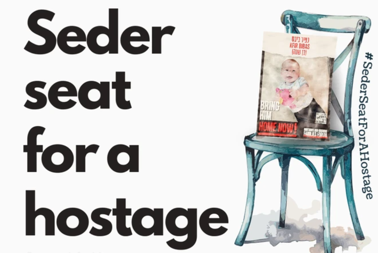 United Kingdom | This Pesach, Save a Seder Seat For a Hostage