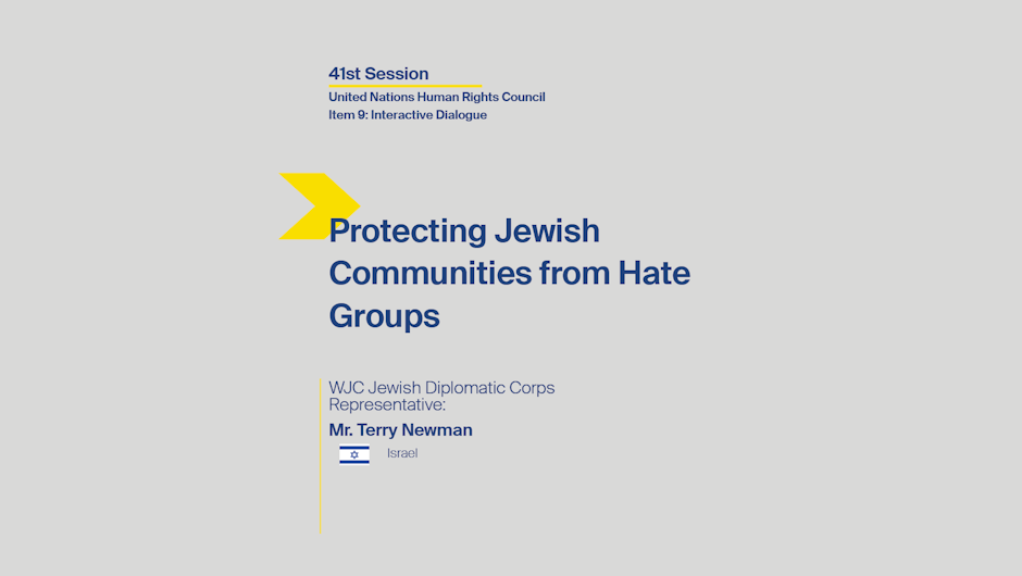 Protecting Jewish Communities from Hate Groups