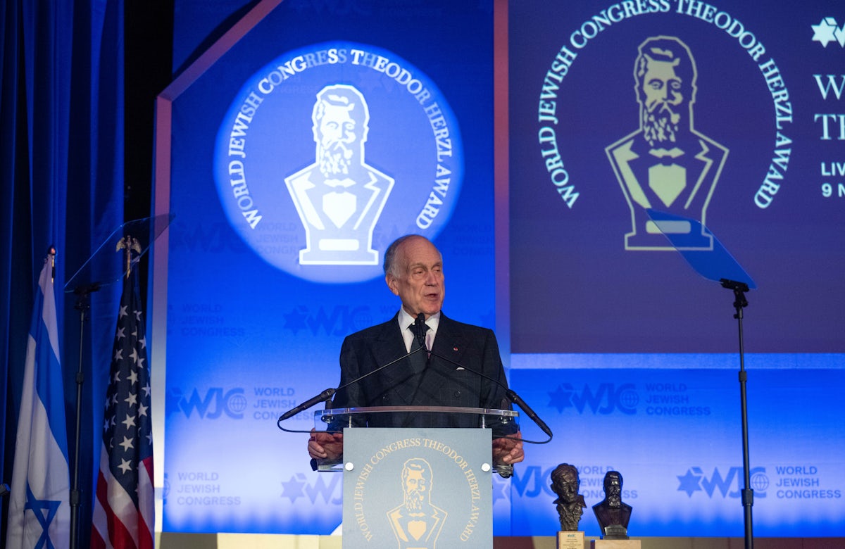 WJC to intensify battle against antisemitism on college campuses, Amb. Ronald S. Lauder announces at gala event