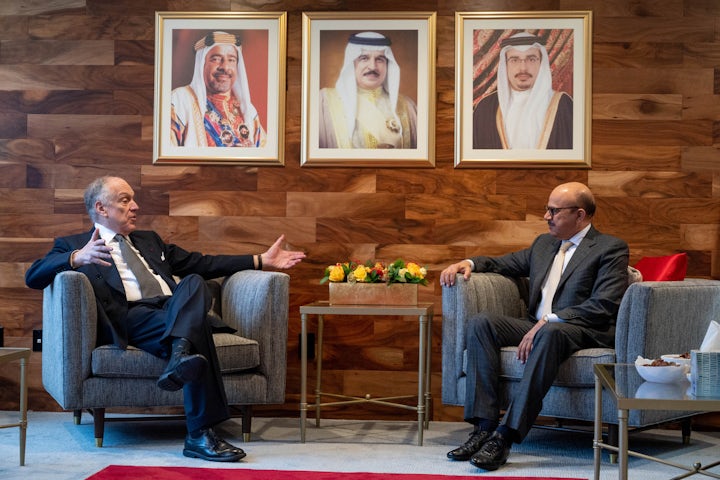 WJC President Ronald S. Lauder meets with Bahrain Foreign Minister