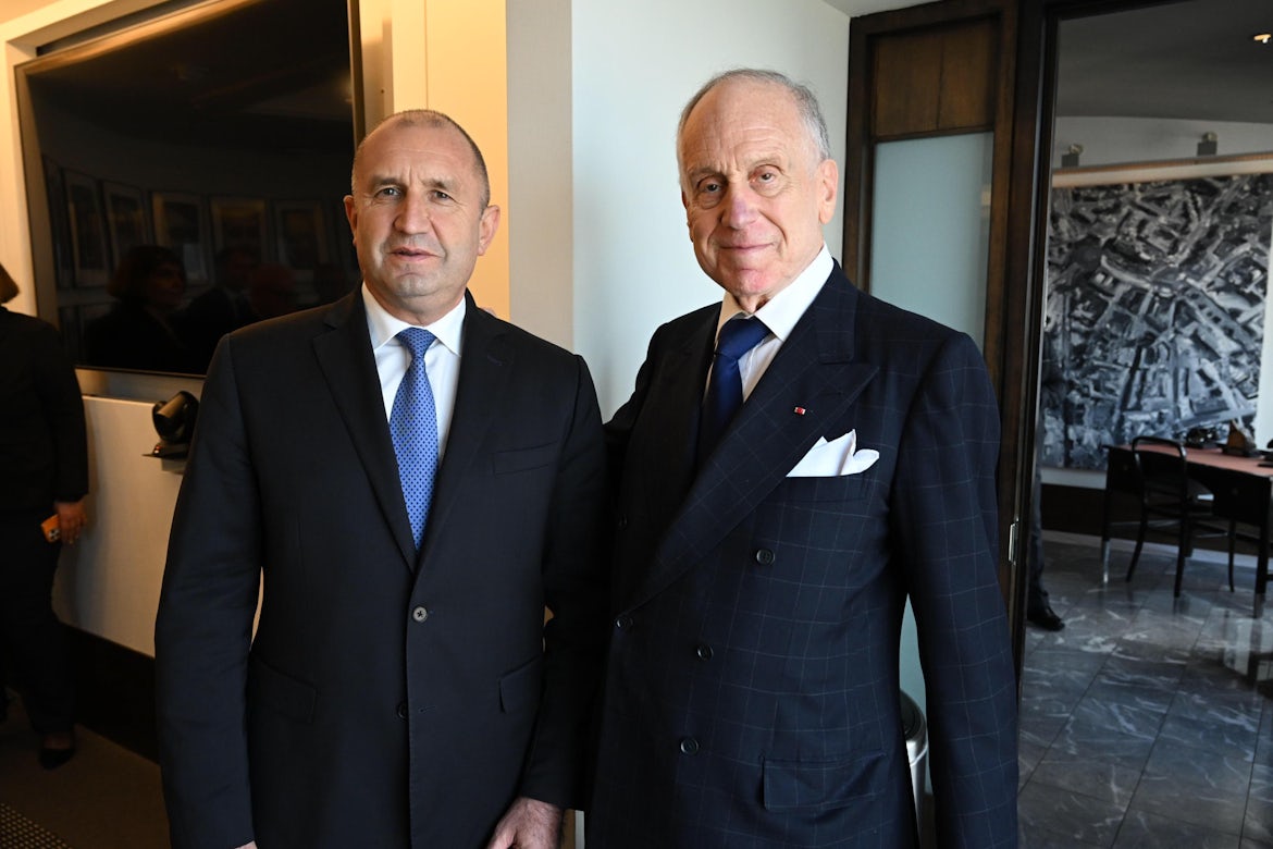 WJC Senior Leader Meets with Bulgarian President Rumen Radev