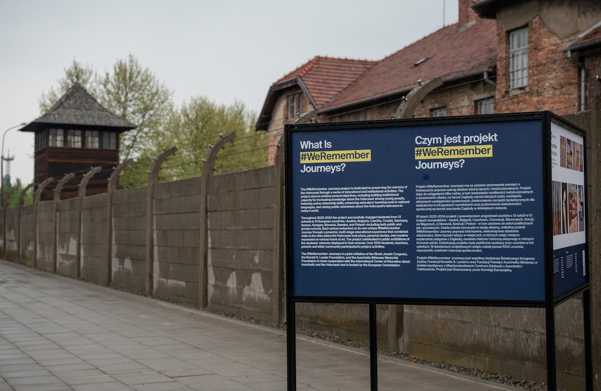 Birkenau World Jewish Congress Unveils Student Art Exhibition on Holocaust Memory at  Auschwitz-Birkenau Museum - World Jewish Congress