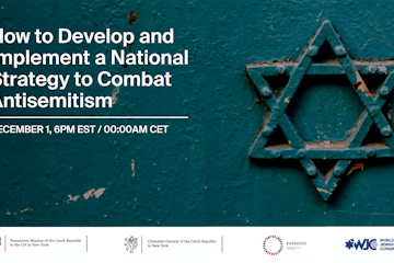 How to Develop and Implement a National Strategy to Combat Antisemitism?