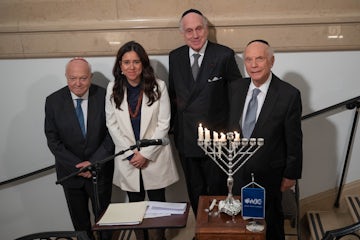 World Jewish Congress hosts UAE Ambassador to UN at historic Hanukkah celebration