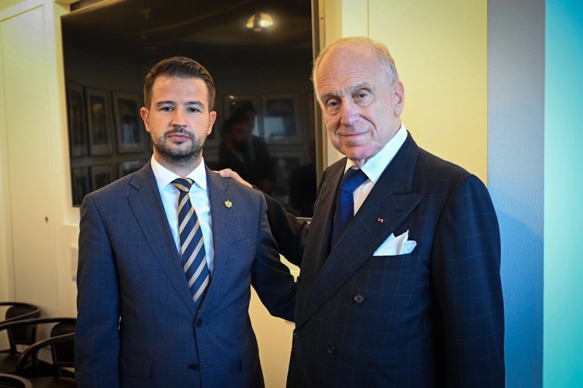 WJC President Meets With President of Montenegro Jakov Milatovic