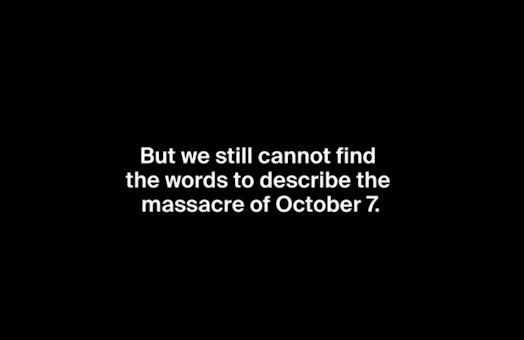 Words can't describe the October 7 Hamas massacre