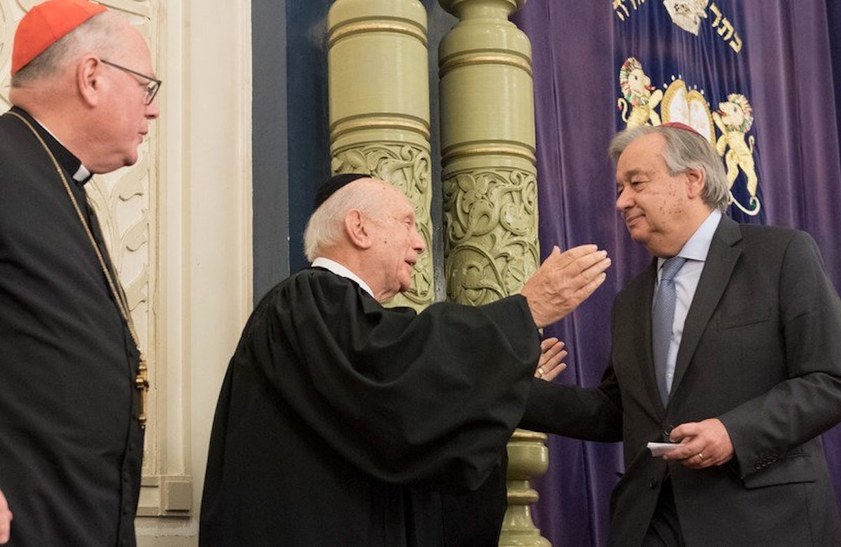 United Nations Secretary-General António Guterres to deliver address at Park East Synagogue’s annual International Holocaust Remembrance service 