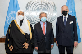 WJC. Muslim World League relay vision, concerns to UN Secretary-General António Guterres 