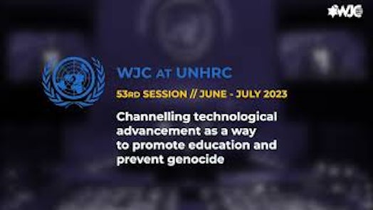 UNHRC 53: Channelling technological advancement as a way to promote education and prevent genocide