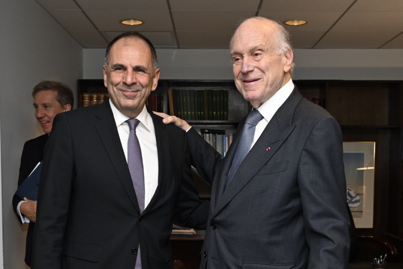 On Sidelines of UNGA, WJC President Lauder Praises Greece FM Gerapetritis for Solidarity with Israel