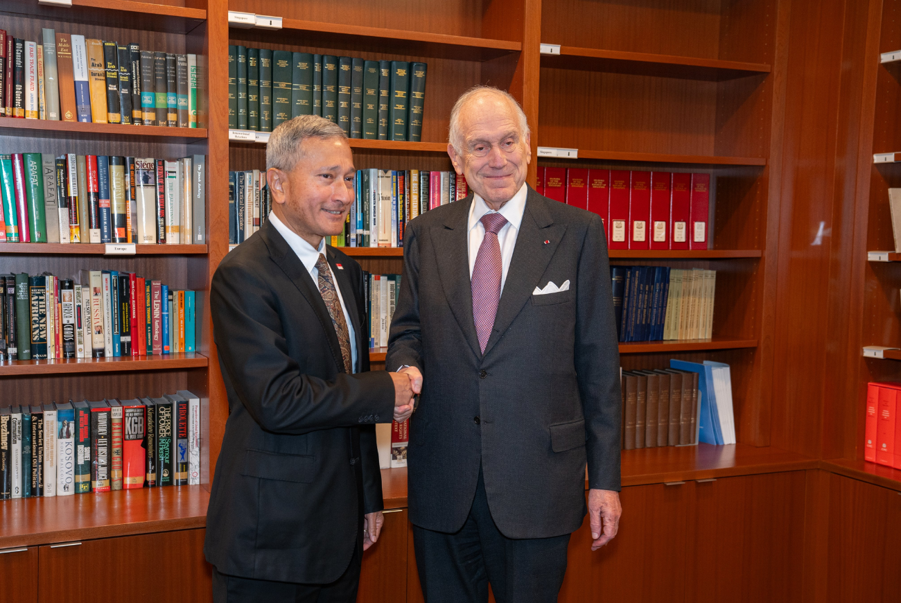 WJC President Ronald S. Lauder Holds Talks with Singapore Foreign Minister Vivian Balakrishnan on Regional Stability and Jewish Community Issues