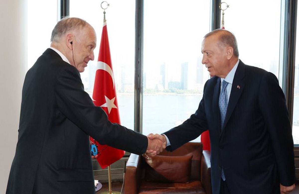 WJC President meets with Turkish President Recep Tayyip Erdoğan