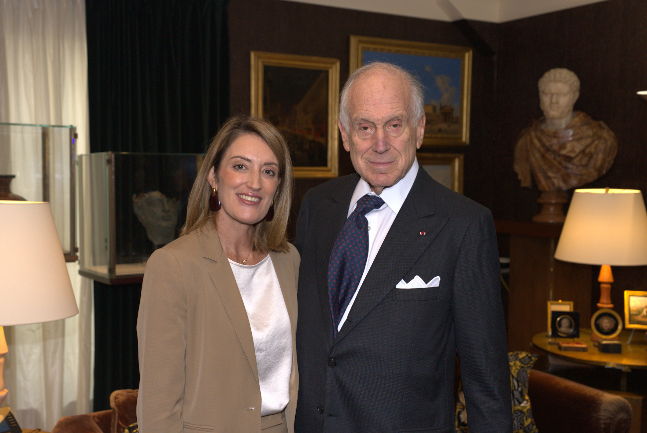 European Parliament President Roberta Metsola Meets with WJC President Ronald S. Lauder on Protecting Jewish Life and Holocaust Remembrance
