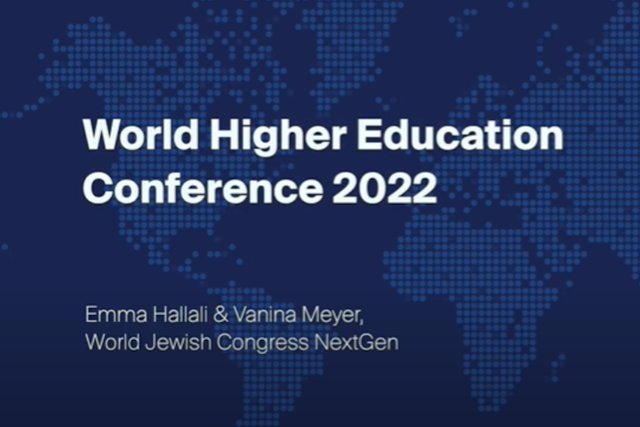 WJC addresses UNESCO’s World Higher Education Conference 
