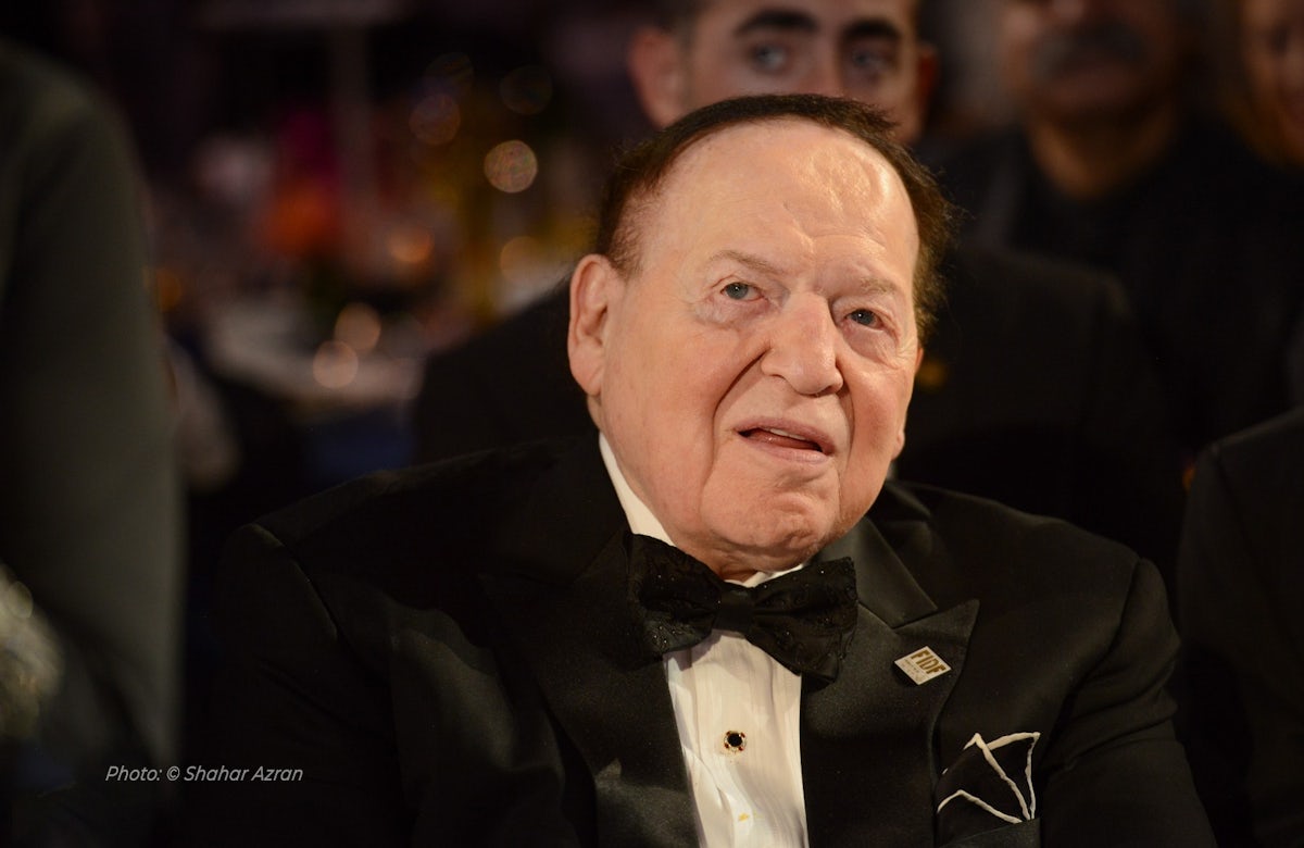 World Jewish Congress mourns the passing of Sheldon Adelson, ז"ל