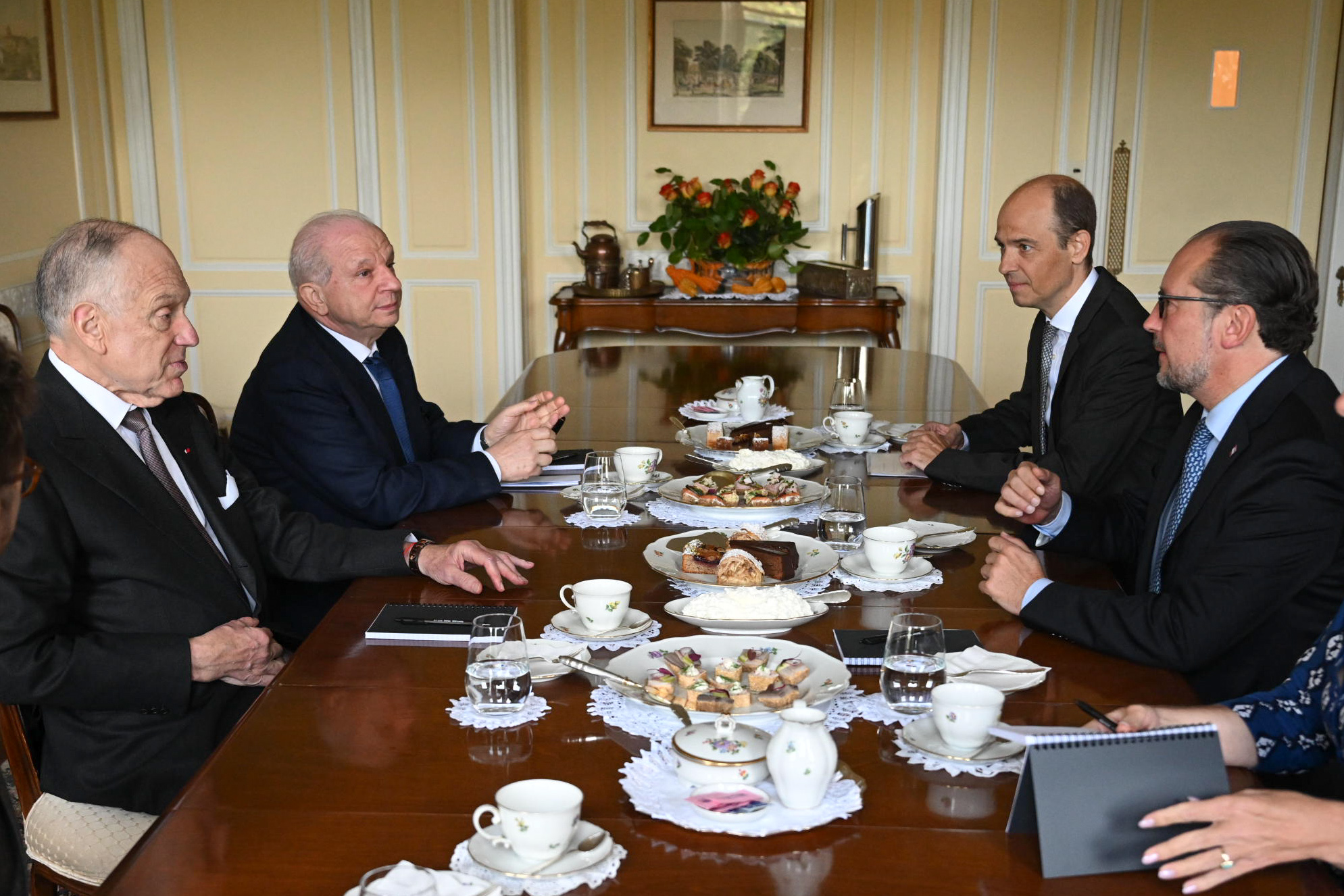 On Sidelines of UNGA, WJC President Lauder Applauds Austria Leadership on Combatting Antisemitism 