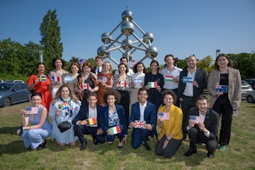 WJC’s 2022-2023 Lauder Fellows convene in Brussels and Israel for second annual Diplomacy Summit 