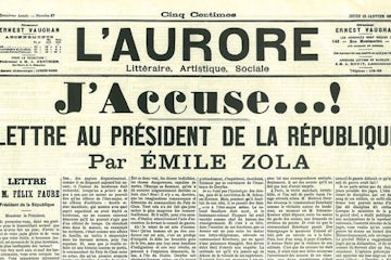 This week in Jewish history | Émile Zola accuses French government of covering up mistaken conviction of Dreyfus  