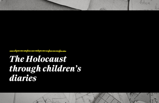 The Holocaust through children’s diariesOver 1.1 million Jewish children were killed during the Holocaust. Some of their diaries and testimonies survived. We must continue telling their stories. 