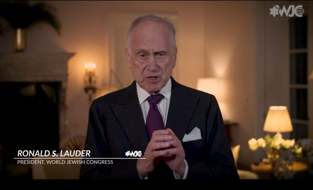 ‘Jew hatred!’ WJC head Ronald S. Lauder calls antisemitism what it really is