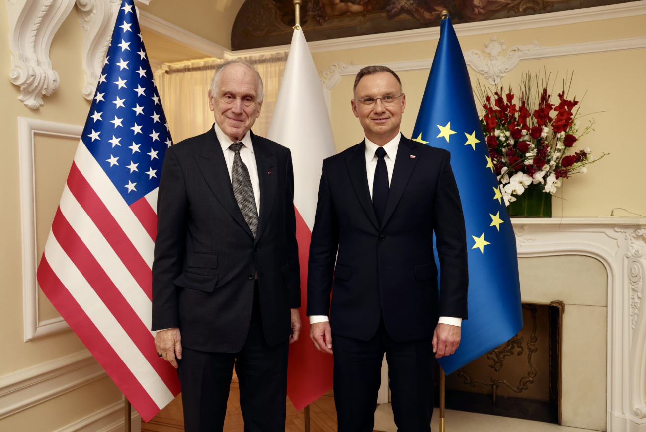 Ronald S. Lauder meets Polish President Andrzej Duda as UNGA High-Level Week Begins