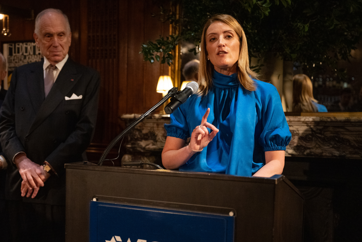 WJC Welcomes European Parliament President Roberta Metsola to New York for UN General Assembly