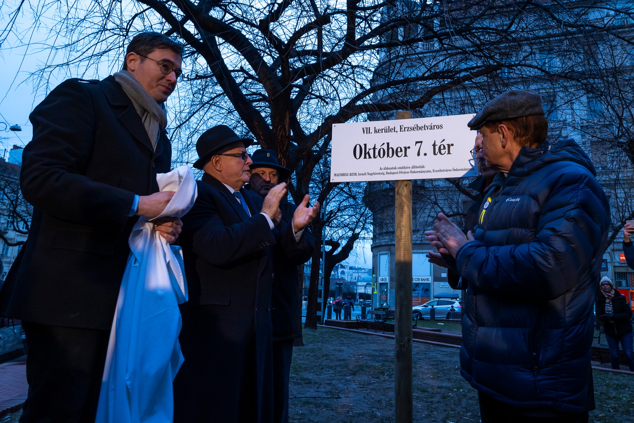 In Show of Solidarity, Budapest Square Renamed October 7 Square