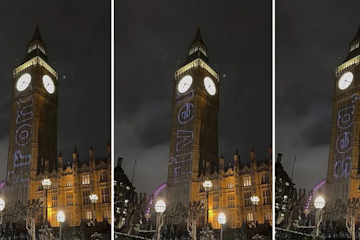 Protestors Project Phrase 'From The River to the Sea' on Big Ben