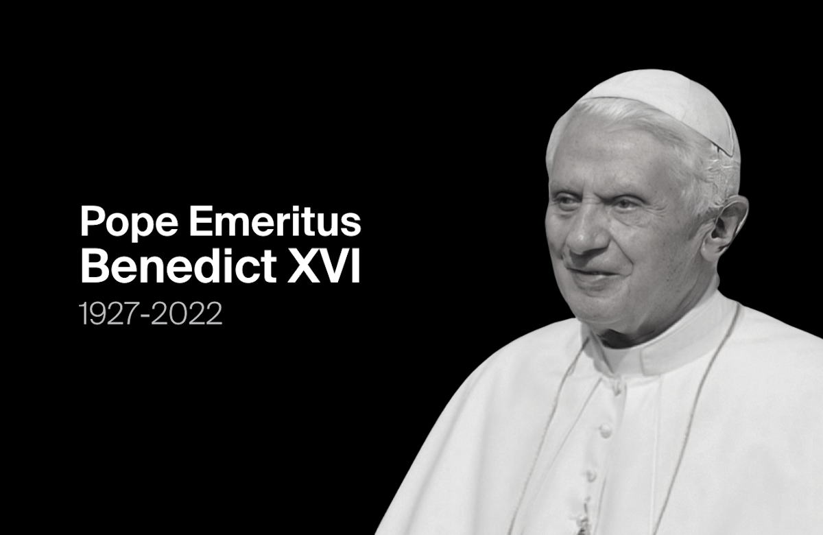 World Jewish Congress President Mourns the Passing of Pope Emeritus Benedict XVI