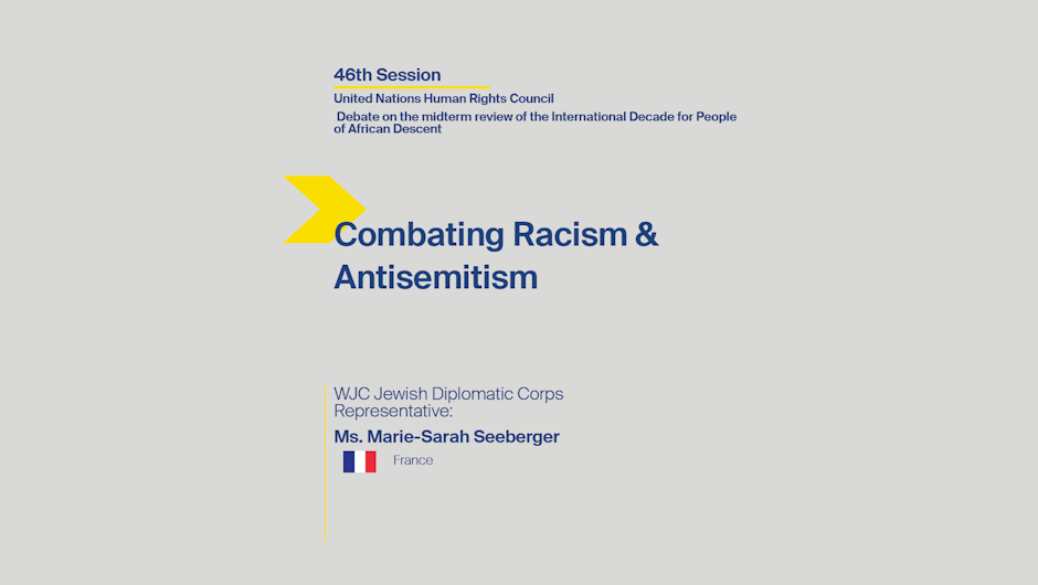 Combating Racism & Antisemitism