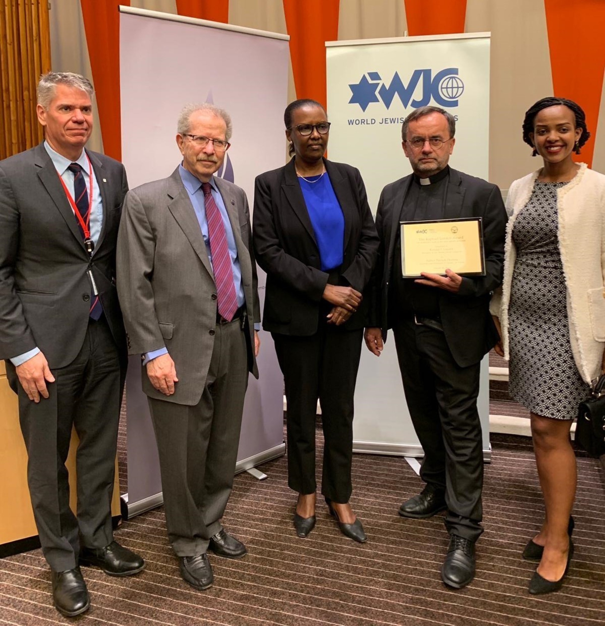 WJC presents first Raphael Lemkin Award for the fight against genocide