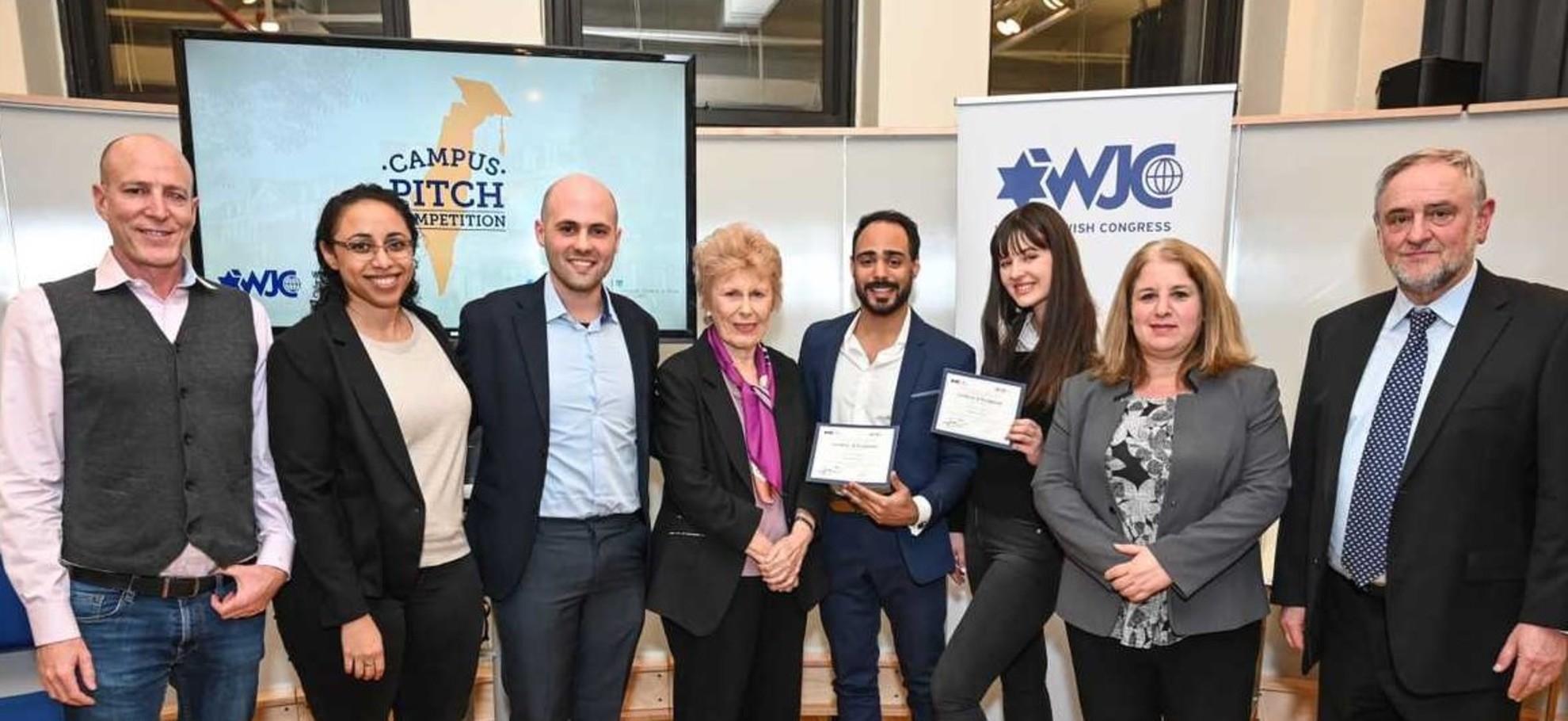 Campus Pitch winners to use $5,000 WJC grant to bring Israeli and US military vets together