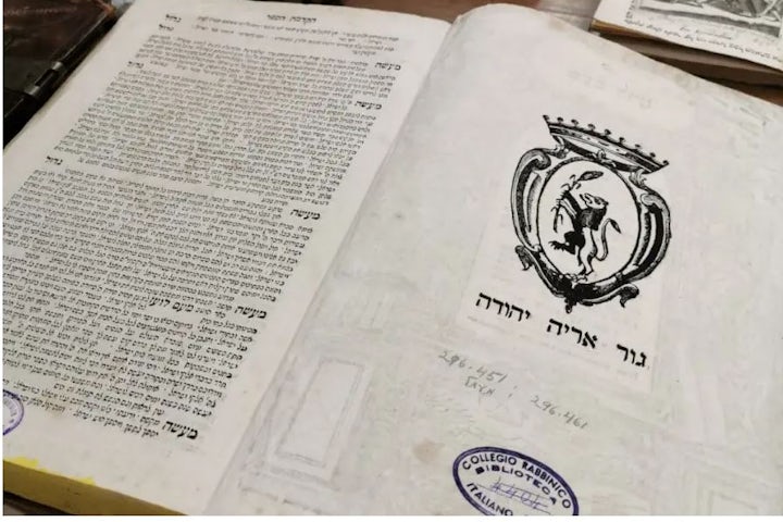 Italian Jews launch crowdfunding campaign to save centuries-old books