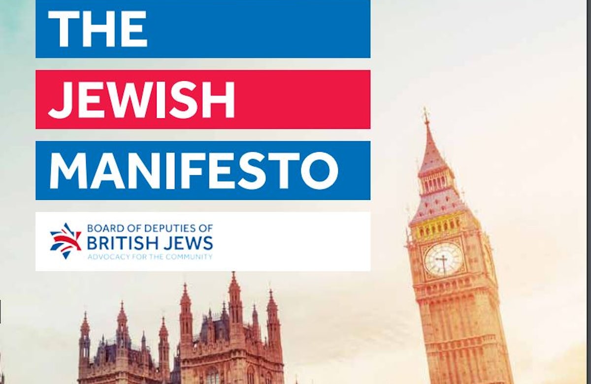 British Jews launch 'Jewish Manifesto' ahead of General Elections