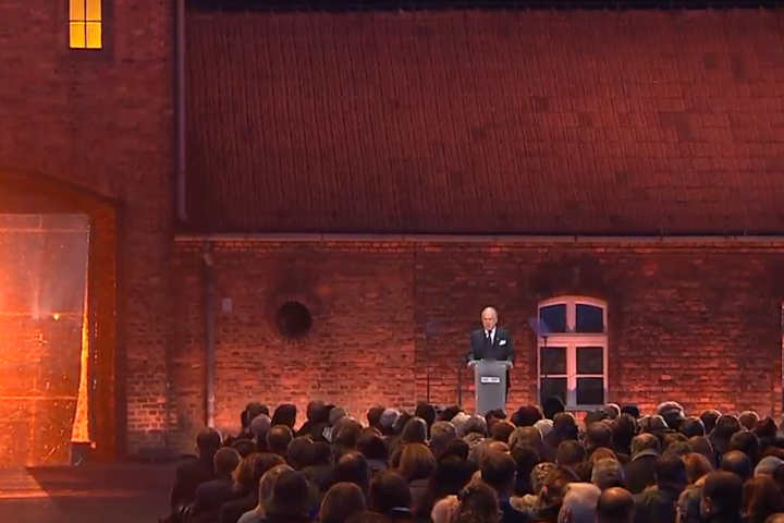 WATCH: WJC President Lauder commemorates 75 years since Auschwitz liberation 