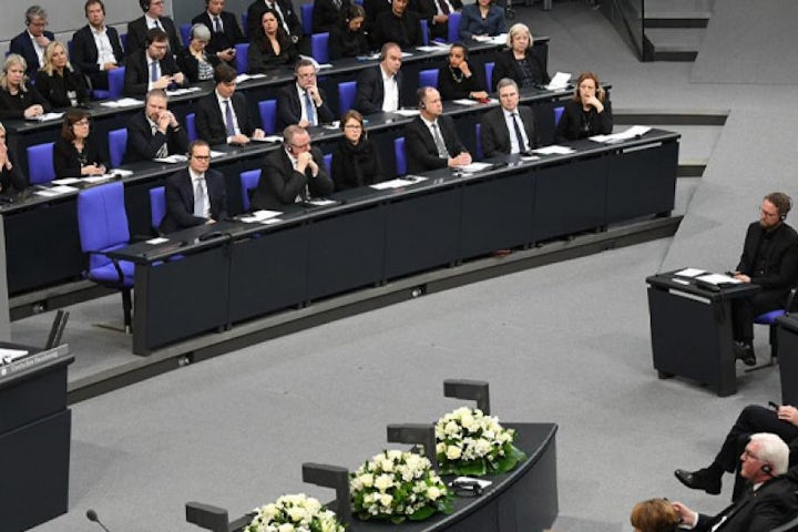 Israeli President Reuven Rivlin addresses special Bundestag session in memory of Holocaust victims