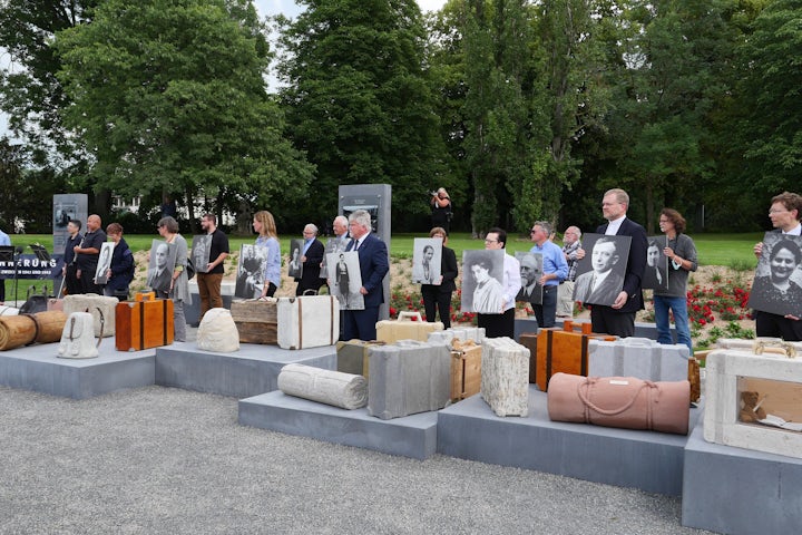 New Holocaust memorial unveiled in Germany: Abandoned suitcases filled with empty dreams