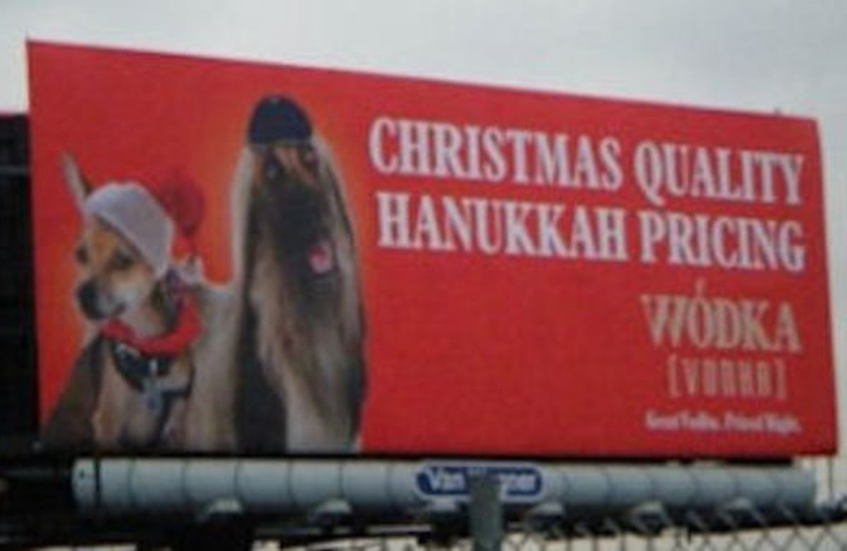 Vodka firm removes billboard ad after allegations of anti-Semitism